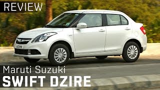 Maruti Suzuki Swift DZire  Video Review  ZigWheels [upl. by Pizor]