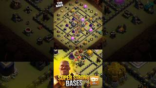 NEW TH9 BASESUPER STRONG BASES CLASH OF CLANS [upl. by Salguod]