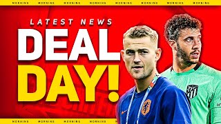 Hermoso TRANSFER Talks De Ligt amp Mazraoui OFFICAL Today Man Utd Transfer News [upl. by Coffey539]