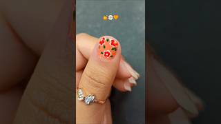 🍊🌼🧡Cute Nailart Design shorts youtubeshorts nailart nails trending viralvideo fyp shortvideo [upl. by Margaret756]