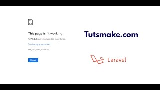 Laravel This page isn t working http error 500 Redirect many times [upl. by Levitus]