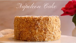 How to make Napoleon Cake  7 layer Napoleon Recipe  The BEST cake youll ever make [upl. by Nodnal862]