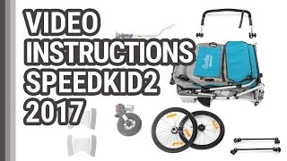 Speedkid2 Aufbau ohne Sprecher BikeTrailer Qeridoo [upl. by Sinnek]