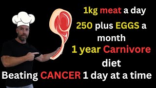 1 year of carnivore diet 250 plus eggs a month what are the results thriving with blood cancer [upl. by Aicirtak]