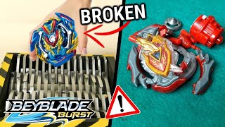 Top 5 Lanzamientos de BEYBLADE BURST en la VIDA REAL No lo Creerás [upl. by Leavy]