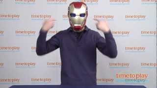 Marvel Iron Man 3 ARC FX Mission Mask from Hasbro [upl. by Shuman]