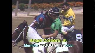 Angel Cordero Jr  En Belmont Park 1987 [upl. by Ahseena]