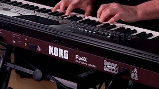 Korg Pa4X Arranger Workstation Keyboard  Performance with Steve McNally [upl. by Heintz358]