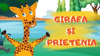 GIRAFA ȘI PRIETENIA 🦒🦊🐒🐢  poveste terapeutică  cum ne comportăm prietenia [upl. by Ecinnaj292]