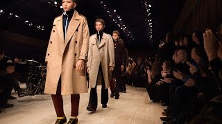 Burberry Winter 2016 Menswear [upl. by Aiynot]