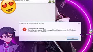 Como resolver erro de DXErrorlog e DirectXlog rapido e facil link na descrição [upl. by Daile]