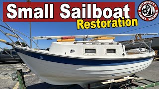 Step by Step Small Sailboat Restoration⛵️ Ep88 [upl. by Lady]