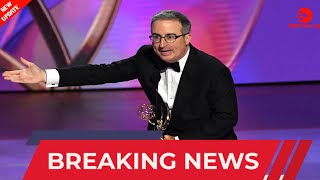 John Oliver Flubs His Sons Name Before Dedicating 2024 Emmy Win to His Dead Dog I Feel Like Sarah [upl. by Kizzie578]