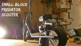 Homemade 79cc Motorized Scooter Build Part 4 [upl. by Frierson604]