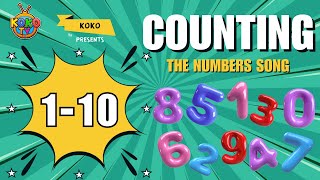 Counting 110 Fun Numbers Song for Kids  Learn to Count 🎶🔢 [upl. by Idnahs]