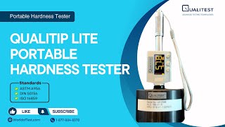 QUALITIP LITE Portable Hardness Test  Qualitest [upl. by Ayel113]