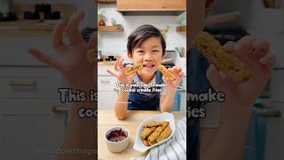 Let’s make Cookie Crinkle Fries 🍪 chocolatechipcookies kidbaker [upl. by Erika935]