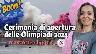 CERIMONIA GIOCHI OLIMPICI Parigi 2024  cosa rappresenta la mascotte  storia arte [upl. by Alaric]