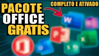 COMO BAIXAR E INSTALAR O MICROSOFT OFFICE GRÁTIS OFICIAL COMPLETO 2024 [upl. by Bloxberg]