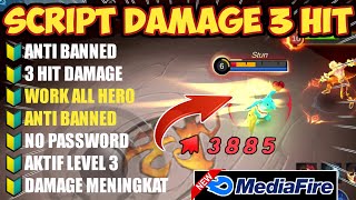 SCRIPT DAMAGE UP 3 HIT PATCH TERBARU SEASON 34 ANTI BANNED [upl. by Hotze250]