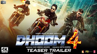 Dhoom 4  Trailer  Announcement Teaser  Shah Rukh Khan Aamir Khan Deepika Padukone  YRF 2025 [upl. by Mayhs]