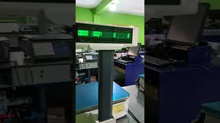 Aplikasi kasir terintegrasi dengan timbangan digital qrcode barcode dan printer shorts shortvideo [upl. by Cathi]