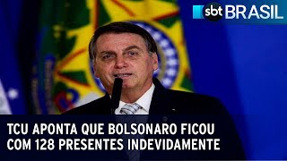 Auditoria do TCU aponta que Bolsonaro ficou com 128 presentes indevidamente  SBT Brasil 080923 [upl. by Eetnod]