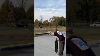 Toddler skatepark practice bmx skateboarding fypシ゚viral toddlers practice bmxkids skatedad [upl. by Kecaj122]