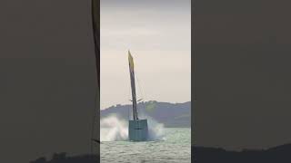 Emirates Team New Zealand in the Drink americascup sailing capsize [upl. by Nivra]