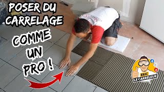 Comment POSER DU CARRELAGE au solTechnique Conseils et Astuces [upl. by Haase253]