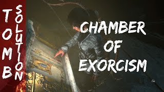 Chamber of Exorcism Tomb Solution  Lost City Challenge Tomb  Rise of the Tomb Raider [upl. by Fanestil]