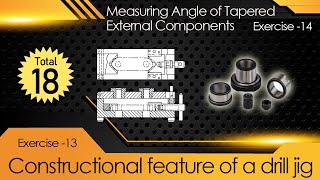 Constructional features of a drill jig [upl. by Nilhtac]