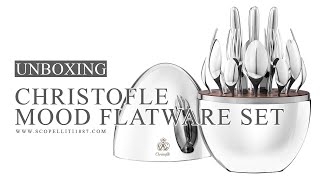 UNBOXING Christofle Egg Mood Flatware Set [upl. by Chadd]