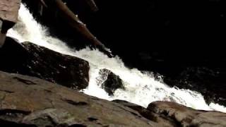 AUGER FALLS in ADIRONDACK MOUNTAINS near Speculator NY [upl. by Henghold]