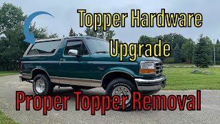 Ford Bronco Top Removal and Hardware Upgrade  Daily Driven Broncos EP 9 [upl. by Olmsted]