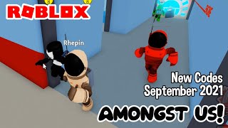 Roblox Amongst Us New Codes September 2021 [upl. by Ecienaj]