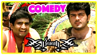 Billa  Billa Tamil Movie Comedy Scenes  Ajith  Prabhu  Tamil Comedy  Santhanam Comedy Scenes [upl. by Cosmo]