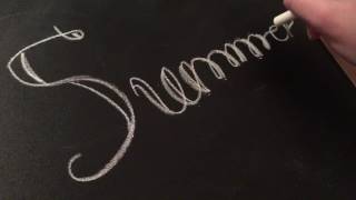 ASMR Chalkboard Drawing and Writing no talking [upl. by Crowns107]