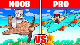 Pasamos de AVIÓN NOOB a PRO en Minecraft ✈️ INVICTOR VS ACENIX [upl. by Liw]