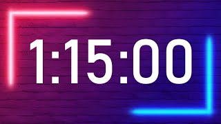 1 Hour and 15 Minute Timer Countdown ⏰ [upl. by Akinor]