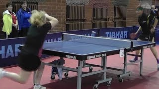 Lyudmila KOLPAKENE vs Olga PETROVA Raubichi Belarus Open Championship Table Tennis [upl. by Lyndsie]