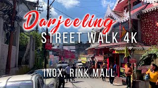 Darjeeling Tour  Rink Mall Road  4K Street Walk [upl. by Nnaer]