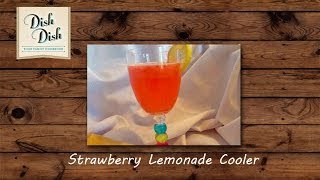 Strawberry Lemonade Cooler Recipe  DishDishus Recipe App amp Recipe Box [upl. by Sileray]