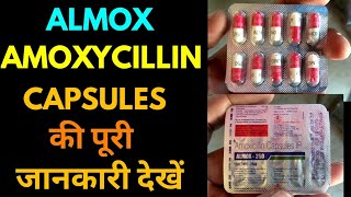 Amoxicillin Capsule Uses Or Side Effects in Hindi  Almox 250 Capsule Uses in Hindi [upl. by Htevi]