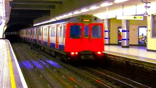 🚇 D78 STOCK departing BLACKFRIARS London Underground [upl. by Ybsorc]