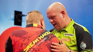 Dimitri Van den Bergh vs Michael van Gerwen  Semifinal  World Matchplay 2022 [upl. by Acimot]