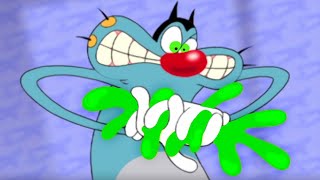 Oggy and the Cockroaches  THE SLIME S02E68 CARTOON  New Episodes in HD [upl. by Steinway591]