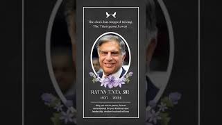 Om Shanti  Sir Ratan Tata [upl. by Oicirbaf]