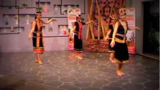 Bidayuh Dance  BORNEO HORNBILL FESTIVAL 2011 [upl. by Ellirehs91]