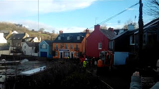 Storm Damage at The Bulman Bar Kinsale Feb 5th 2014 [upl. by Ginnifer102]